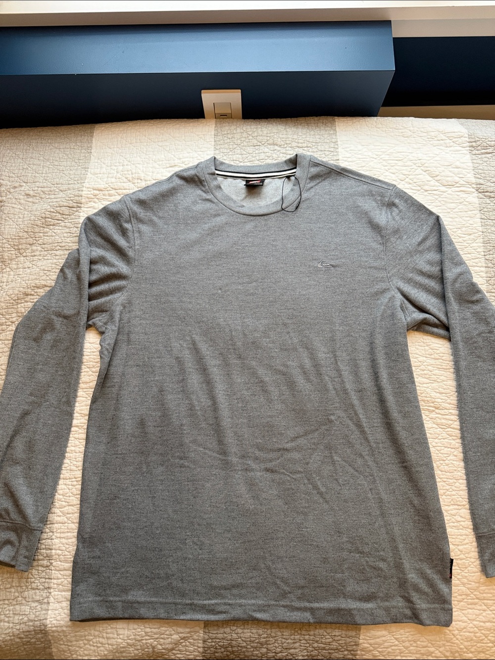 Quiksilver Men's Long Sleeve Crewneck Shirt - Gray